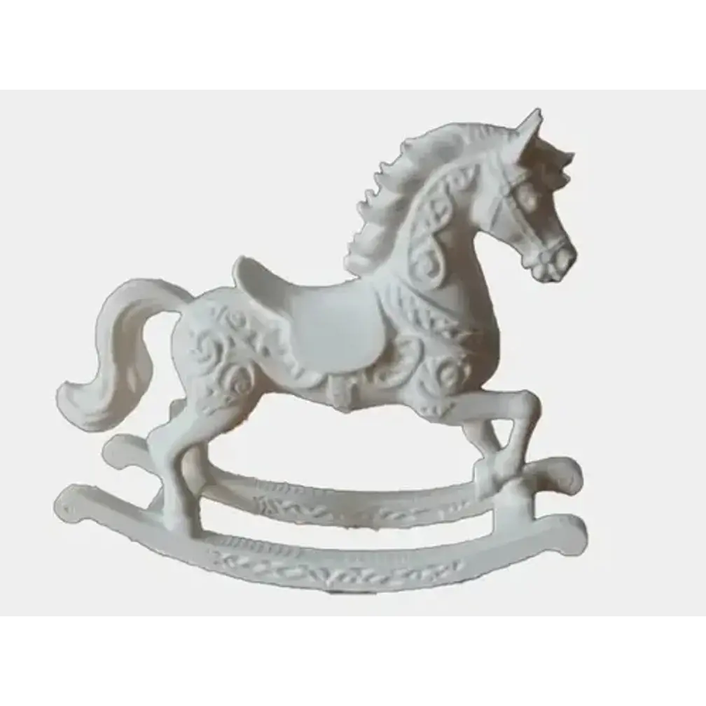 Adornos Navidad - Caballo Mecedor Ornamentado 1