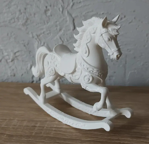 Adornos Navidad - Caballo Mecedor Ornamentado - Foto 2
