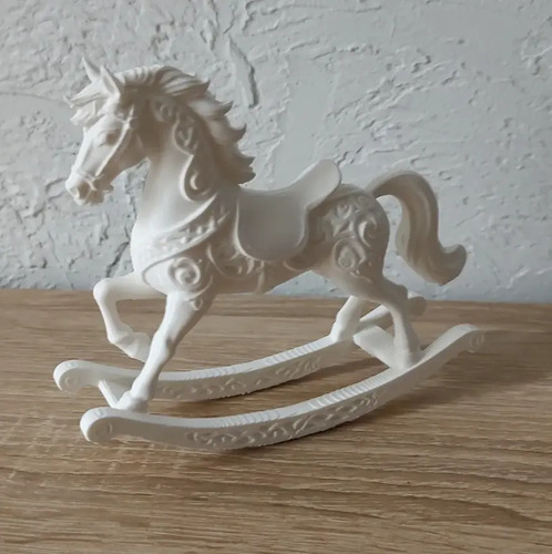 Adornos Navidad - Caballo Mecedor Ornamentado - Foto 4