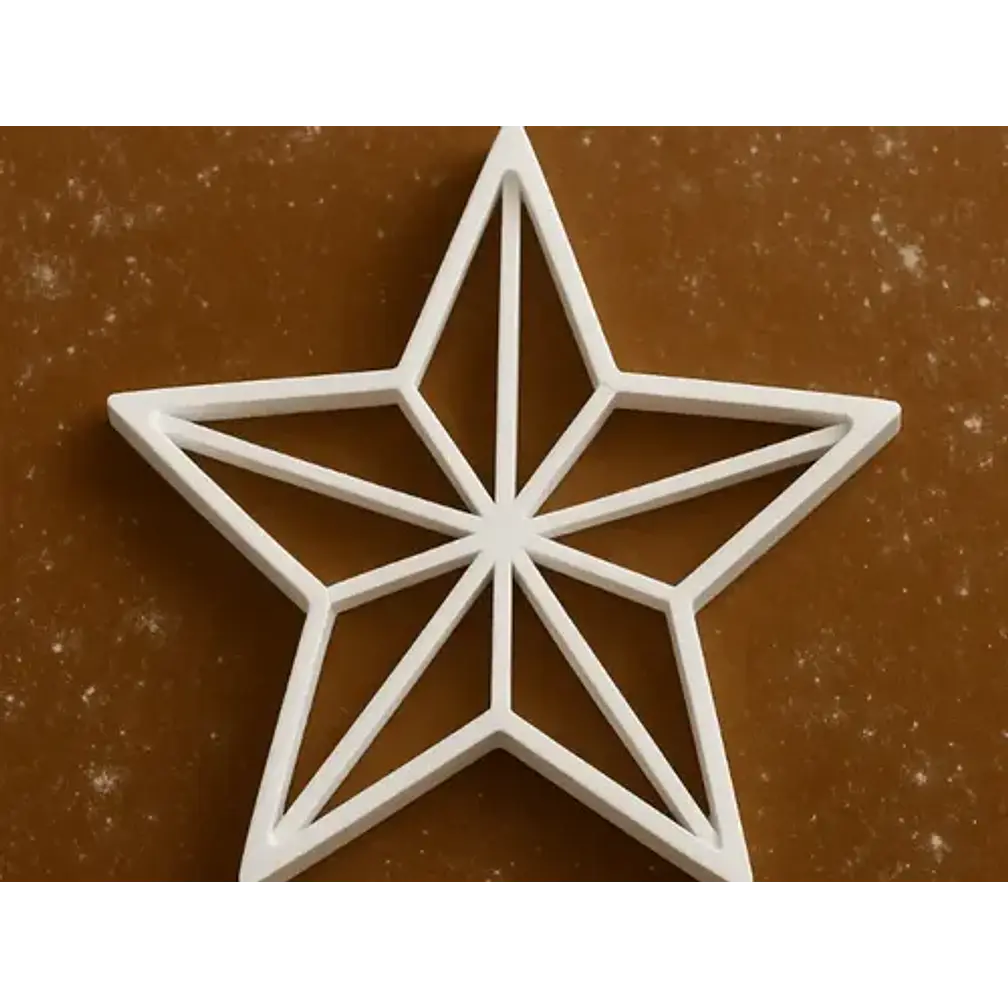Cortador De Galletas Estrella De Navidad 1