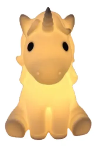 Portavelas Led Con Forma De Unicornio