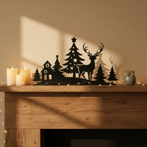 Decoración - Escena De Invierno Maravilloso - Foto 2