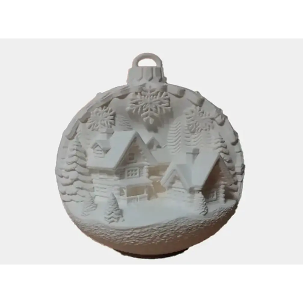 Adornos Navidad Para Árbol - Cabañas Nevadas 1