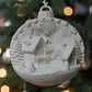 Adornos Navidad Para Árbol - Cabañas Nevadas - Miniatura 2