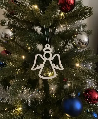 Adorno Navidad - Ángel Minimalista Para Árbol - Foto 3