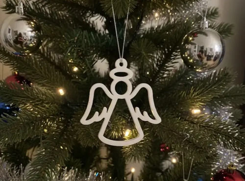 Adorno Navidad - Ángel Minimalista Para Árbol - Foto 4