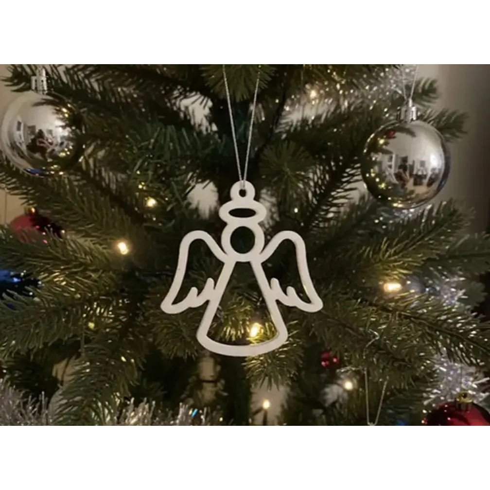 Adorno Navidad - Ángel Minimalista Para Árbol 4