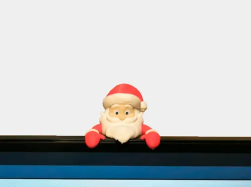 Adornos Navidad Para Monitor Papa Noel