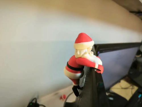Adornos Navidad Para Monitor Papa Noel - Foto 3