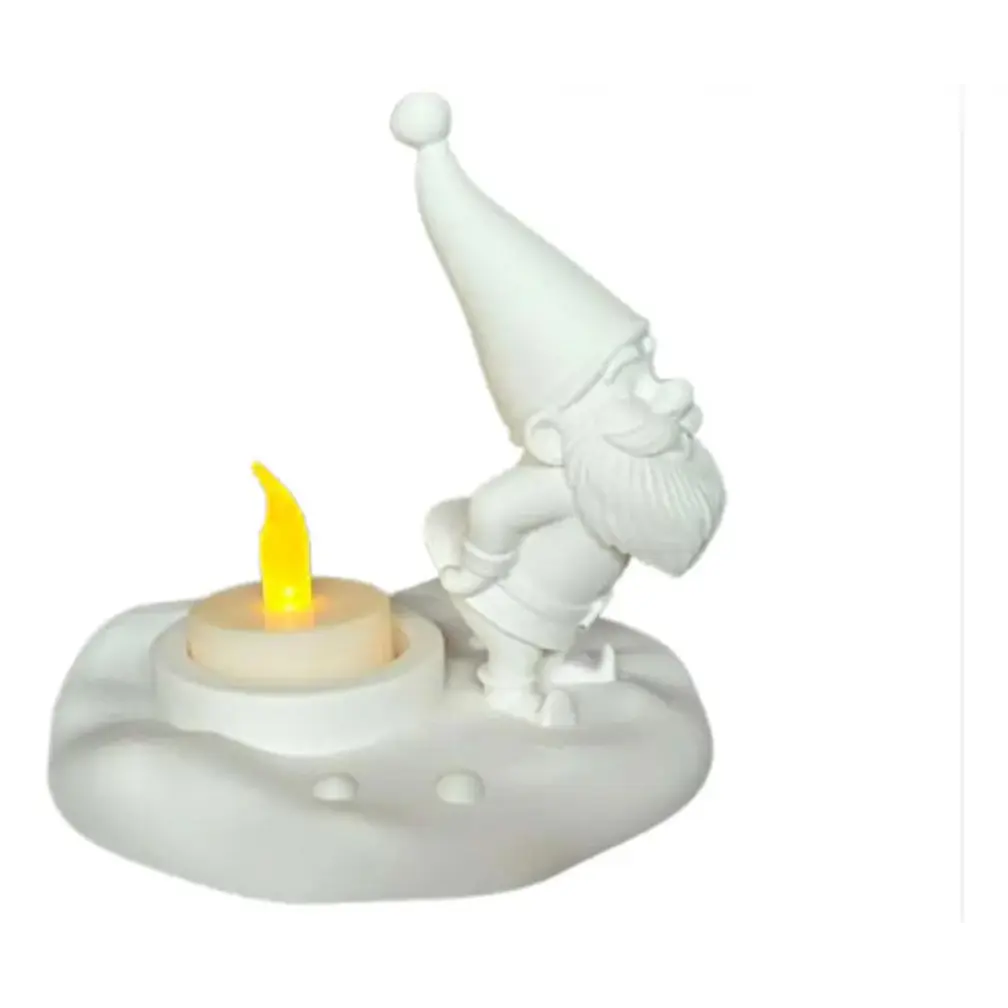 Portavelas Led Duende Navideño 1