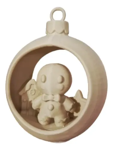 Adorno Para El Árbol De Navidad- Hombre Jengibre Navideño