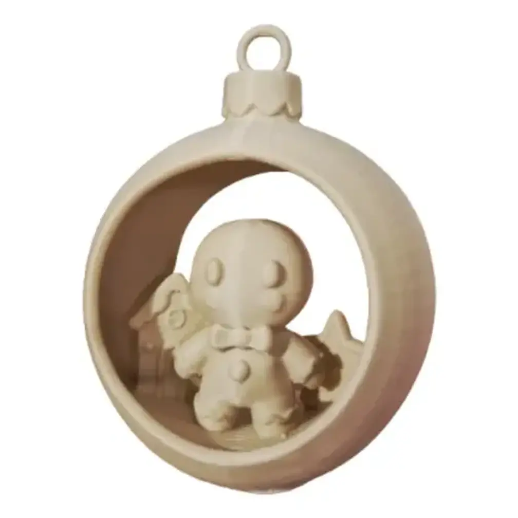 Adorno Para El Árbol De Navidad- Hombre Jengibre Navideño 1