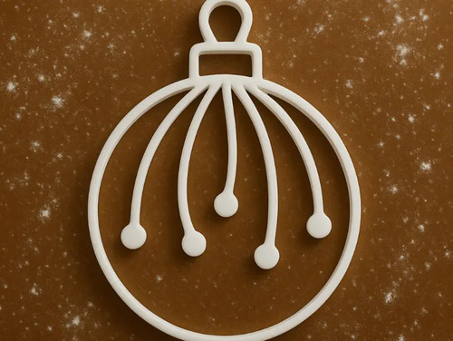 Cortador De Galletas De Burbujas De Árbol De Navidad
