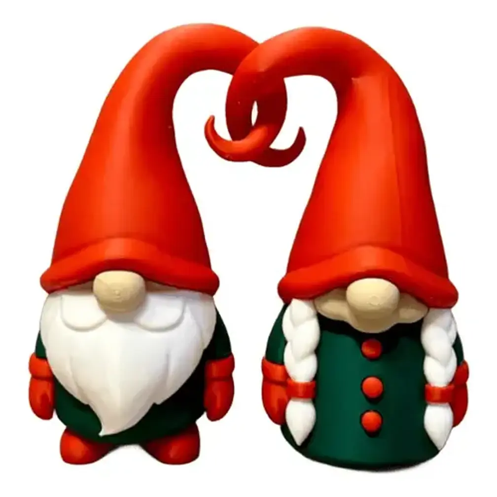 Figura Navideña - Gnomos Inseparables 1