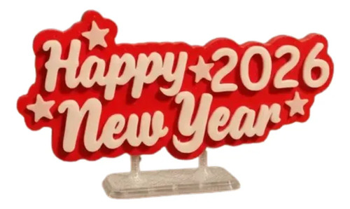 Placa De Feliz Año 2026
