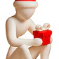 Adorno Navidad Minimalista - Miniatura 1