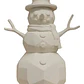 Adorno - Muñeco De Nieve Navideño - Miniatura 1