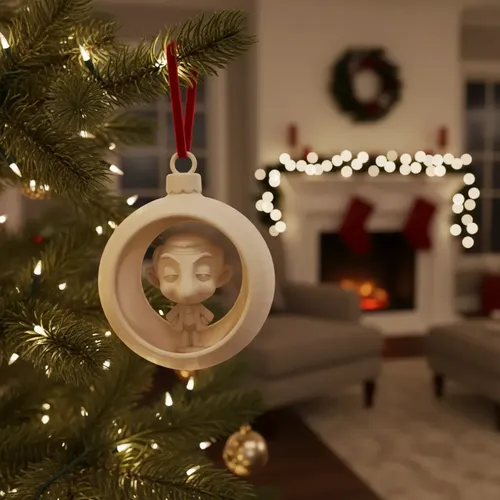 Adorno Para El Árbol De Navidad- Mr. Bean Navideño - Foto 2