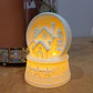 Portavelas Led- Pueblo De Invierno - Miniatura 3