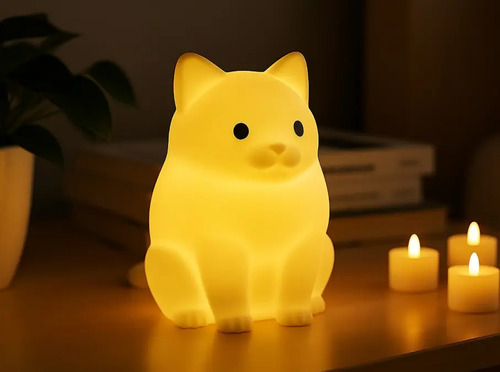 Portavelas Led Con Forma De Gato - Foto 2