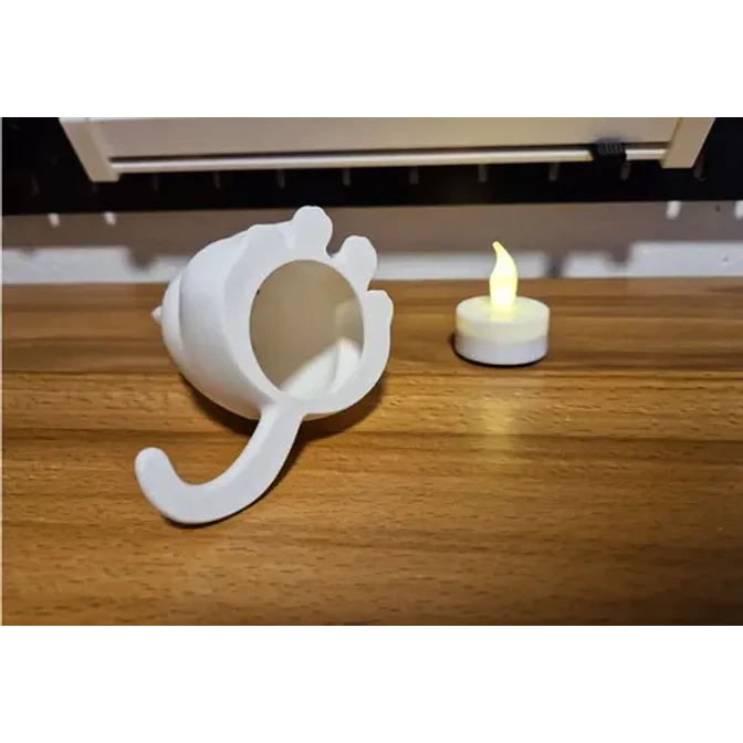 Portavelas Led Con Forma De Gato 4