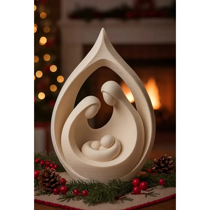 Adorno Navidad - Belén Minimalista 4