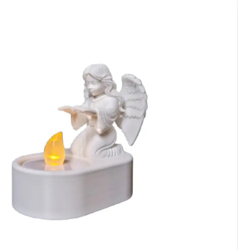 Portavelas Led Ángel Adorable