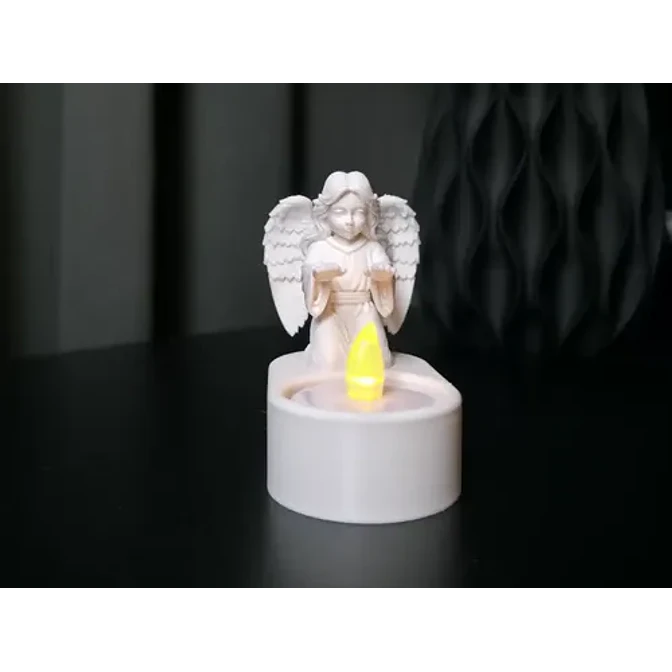 Portavelas Led Ángel Adorable 2