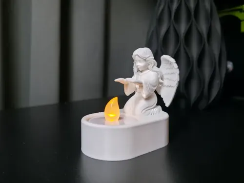 Portavelas Led Ángel Adorable - Foto 4