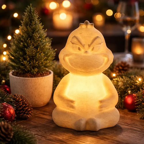 Portavelas Led Con Forma De Grinch - Foto 4