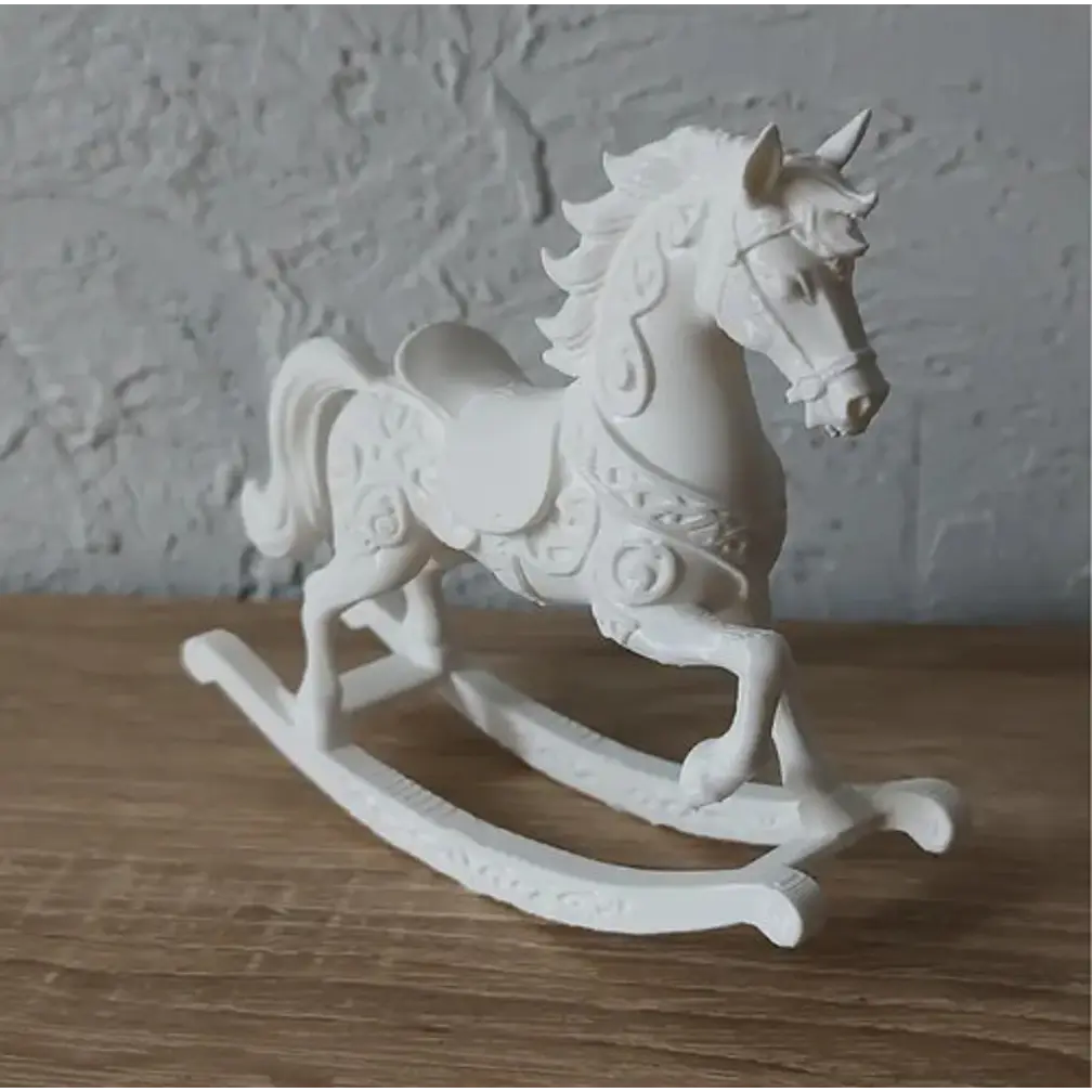 Adorno Navideño- Caballo Mecedor De Navidad 3