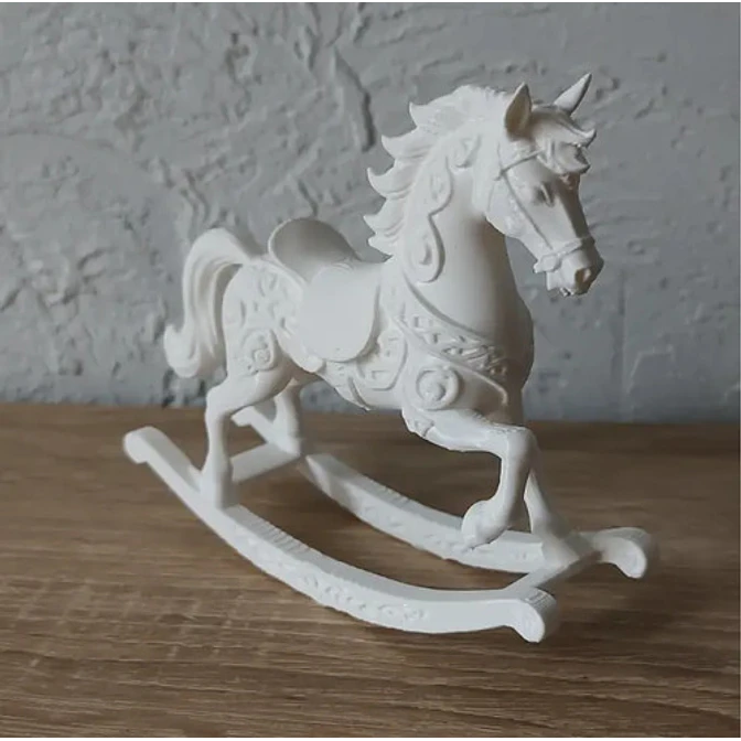 Adorno Navideño- Caballo Mecedor De Navidad 3
