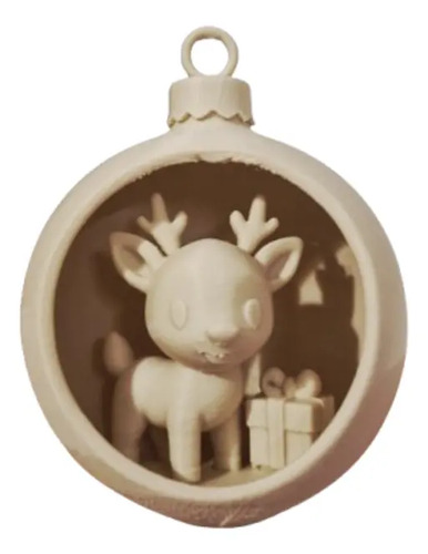 Adorno Para El Árbol De Navidad- Ciervo Navideño