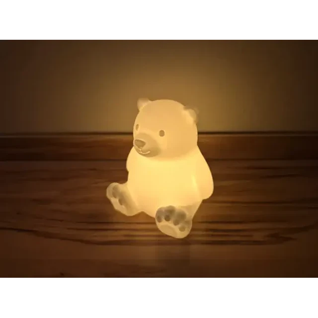 Portavelas Led Con Forma De Osito
