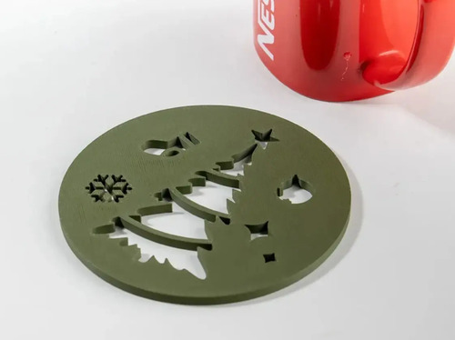 Adorno Navidad - Posavasos De Árbol (pack 3 Un) - Foto 4