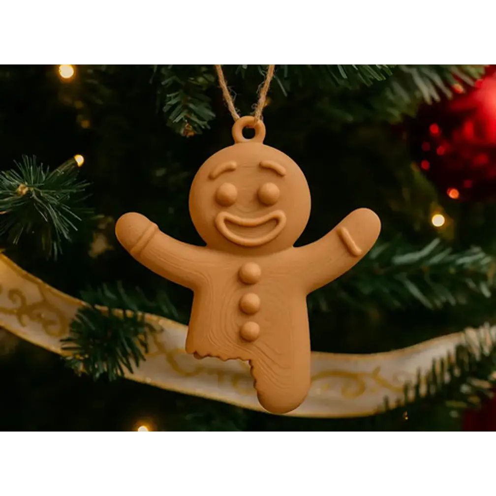 Adorno Navidad Para Árbol - Muñeco De Jengibre 4
