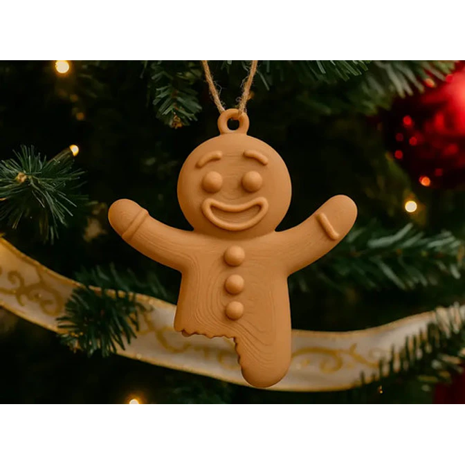 Adorno Navidad Para Árbol - Muñeco De Jengibre 4