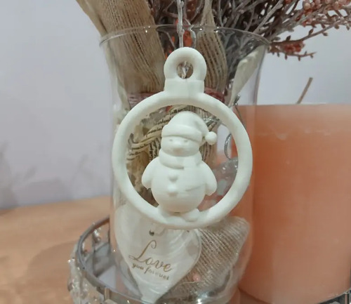 Adorno Para El Árbol De Navidad- Muñeco De Nieve - Foto 2