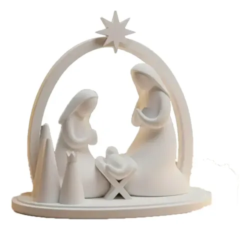 Adorno Navidad - Pesebre Minimalista