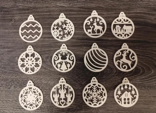 Adornos Navideños Para Árbol (pack 12 Un) - Foto 2