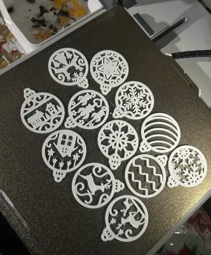 Adornos Navideños Para Árbol (pack 12 Un) - Foto 3