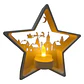 Portavelas Led Estrella Navideña - Miniatura 1