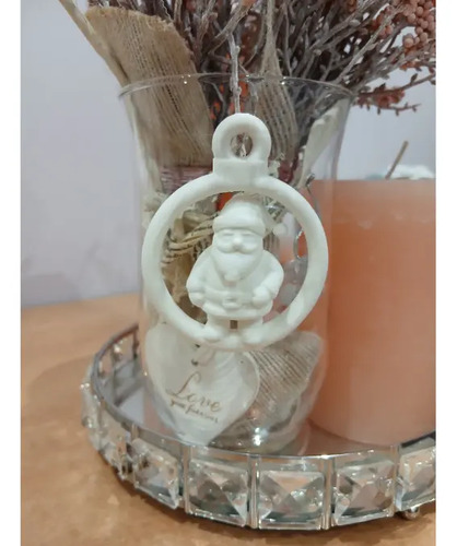 Adorno Para El Árbol De Navidad- Santa Claus Circular - Foto 3