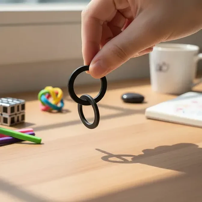 Juguete Antiestrés Anillos Imposibles 3