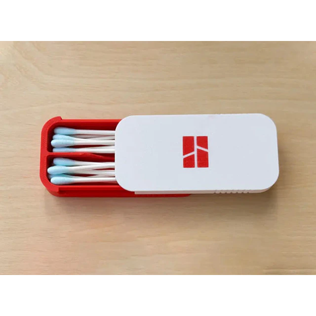 Estuche Almacenador De Algodones Para El Oído