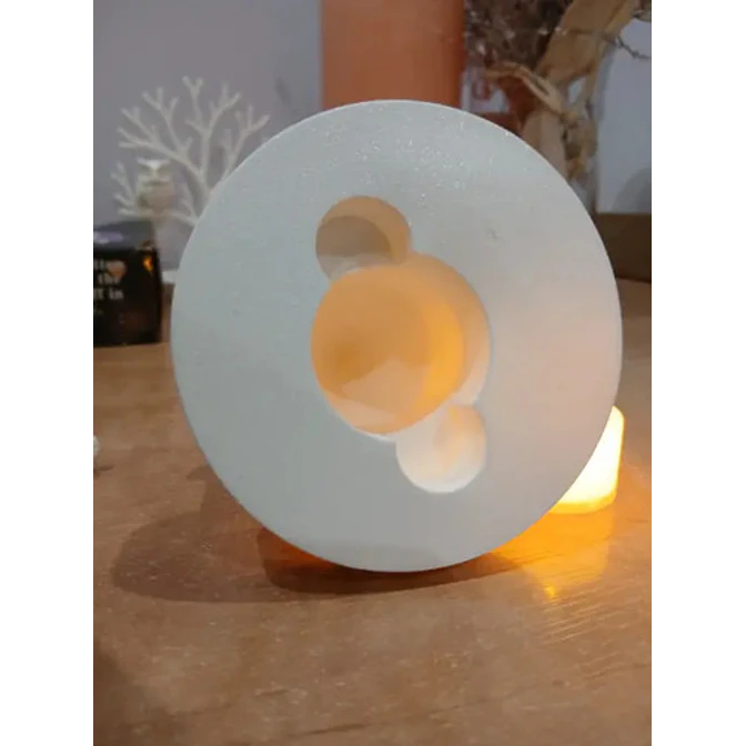 Portavelas Led Casa De Jengibre 3