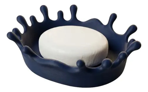 Decoración Baño - Jabonera Moderna Color Negro