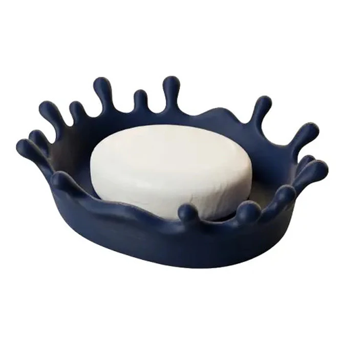 Decoración Baño - Jabonera Moderna Color Negro 1