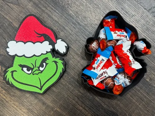 Adorno Navideño- Caja Del Grinch Para Dulces - Foto 2
