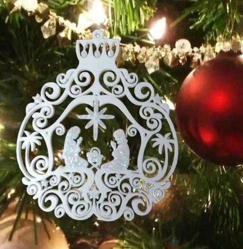 Adorno Ornamentado Para Árbol Navidad - Foto 4